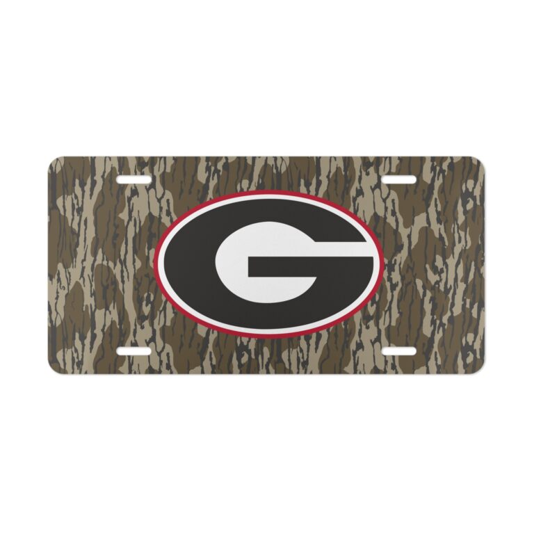 Rugged Hunter Camo Front Vanity Plate for Trucks & Cars