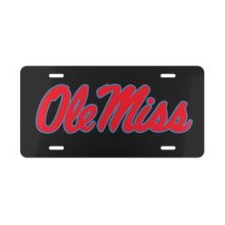 Custom Camo Vanity Plate Ole Miss V2