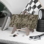 Weatherproof Ole Miss Camo Plate for Road-Ready Pride
