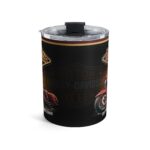 Vintage Motorcycle Tumbler 10oz| Retro Biker Gift, Travel Mug, Custom Drinkware, Harley-Inspired Cup, Motorcycle Enthusiast