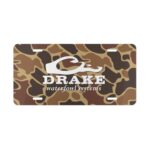 Duck Hunter Camo Front Vanity Plate for Trucks & Cars