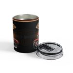 Vintage Motorcycle Tumbler 10oz| Retro Biker Gift, Travel Mug, Custom Drinkware, Harley-Inspired Cup, Motorcycle Enthusiast