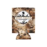 Stay Frosty with West Texas Camo Koozie for Outdoor Adventures || West Texas Safaris Insulated Camo Can Cooler for Hunting Fun