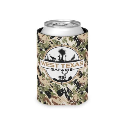 West Texas Camo Koozie: Cold Drinks, Seamless Style || Outdoor Adventure Koozie: Sitka Camo Can Cooler for Hunters