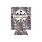 Outdoor Adventure Camo Koozie Cooler for Drinks | West Texas Safaris || Stay Cool in Style with Authentic Camo Can Cooler | West Texas Safaris