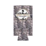 Outdoor Adventure Camo Koozie Cooler for Drinks | West Texas Safaris || Stay Cool in Style with Authentic Camo Can Cooler | West Texas Safaris