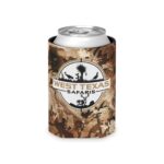 Stay Frosty with West Texas Camo Koozie for Outdoor Adventures || West Texas Safaris Insulated Camo Can Cooler for Hunting Fun