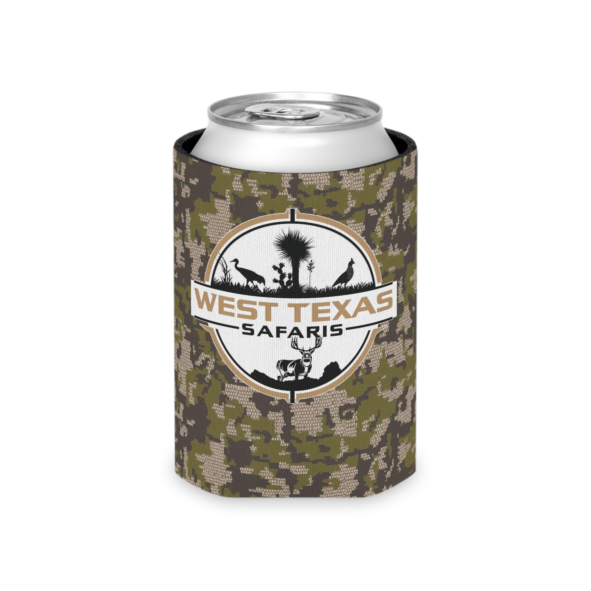 7659543865375159103 2048.jpeg West Texas Safaris Camo Koozie – Chill Drinks in Style || Authentic Kuiu Verde Can Cooler for Outdoor Adventures