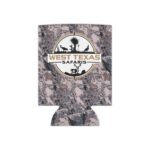 Outdoor Adventure Camo Koozie Cooler for Drinks | West Texas Safaris || Stay Cool in Style with Authentic Camo Can Cooler | West Texas Safaris