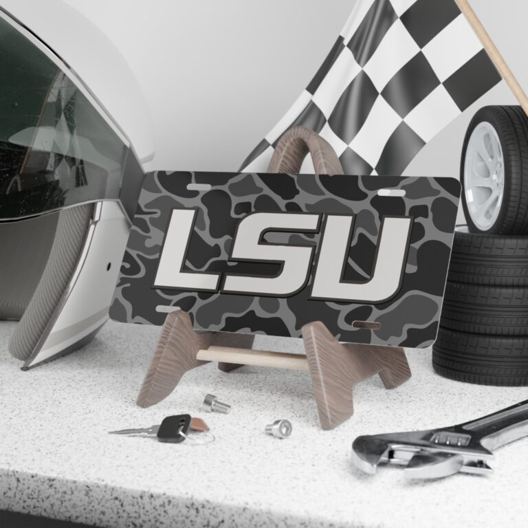 Hunter Camo Front License Plate for Outdoor Truck Style