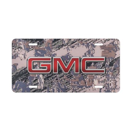 Custom Vanity Plate Tag With Open Country And GMC