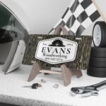 Custom Camo Vanity Plate EVN-V4