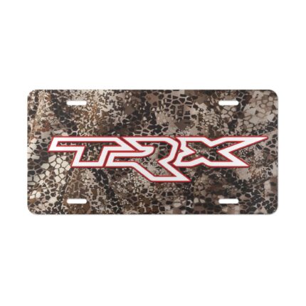 Custom Vanity Plate Tag With TRX And Badlands Approach FX2 Camo