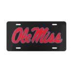 Custom Camo Vanity Plate Ole Miss V2