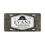 Custom Camo Vanity Plate EVN-V4