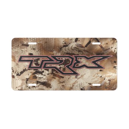 Custom Vanity Plate Tag With TRX And Optifade Marsh Camo
