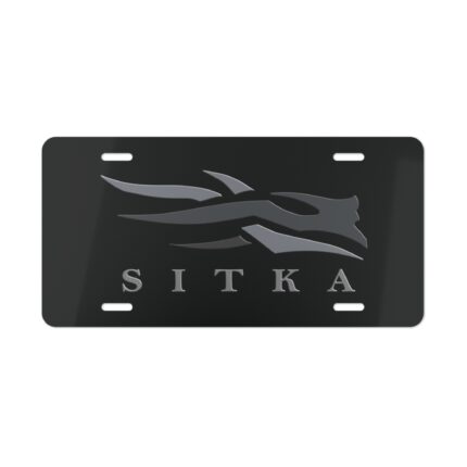 New Design – Camo Vanity Plate In Sitka 3D Look Blackout