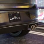 Custom Camo Vanity Plate With Chene