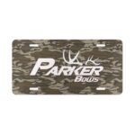 Custom Camo Vanity Plate