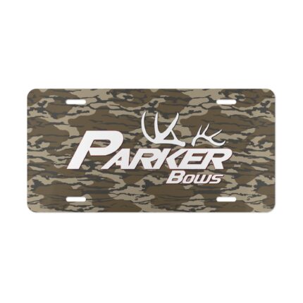 Custom Camo Vanity Plate