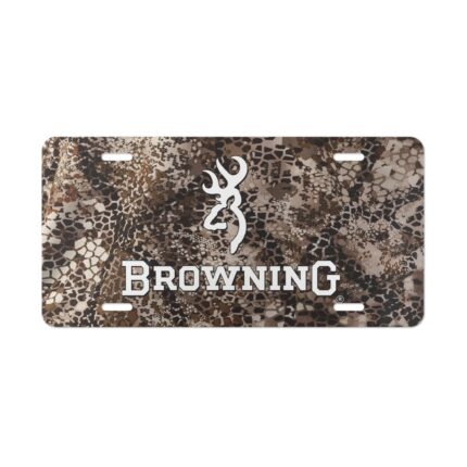 Custom Vanity Plate Tag With Browning And Approach FX Camo