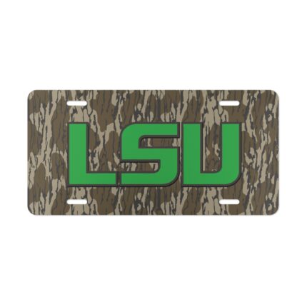 Custom Vanity Plate Tag With LSU V1