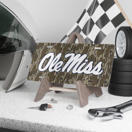 Custom Camo Vanity Plate Ole Miss