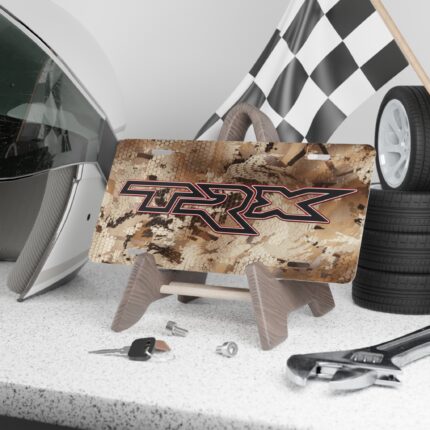 Custom Vanity Plate Tag With TRX And Optifade Marsh Camo