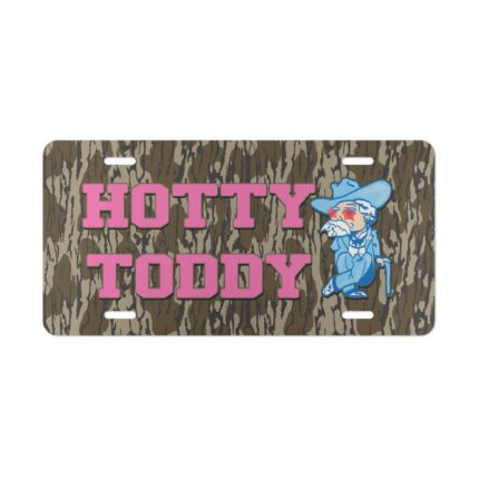 Custom Vanity Plate Tag With Hotty Toddy v3