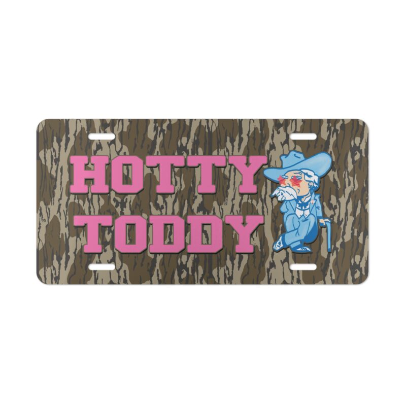 Hunter Camo Front Vanity Plate for Hotty Toddy Pride