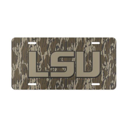 Custom Vanity Plate Tag With LSU V2