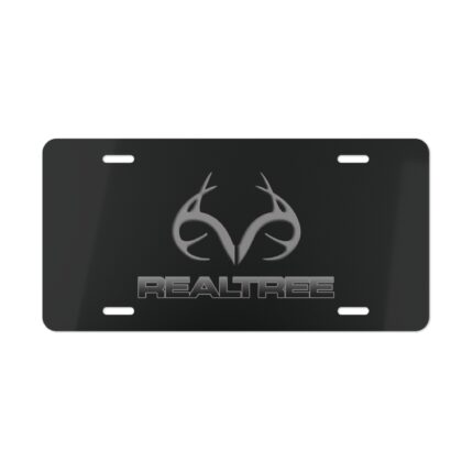 Custom Camo Vanity Blackout Plate Tag