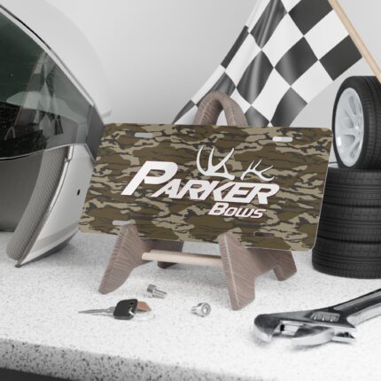 Custom Camo Vanity Plate