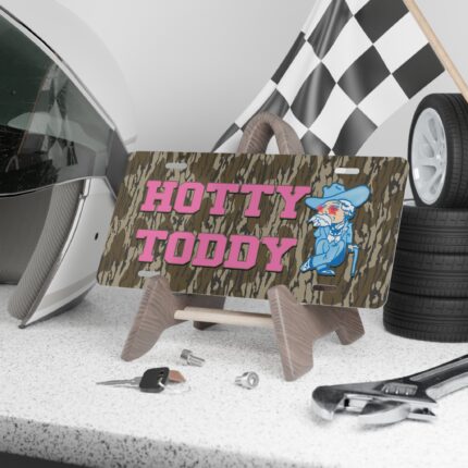 Custom Vanity Plate Tag With Hotty Toddy v3