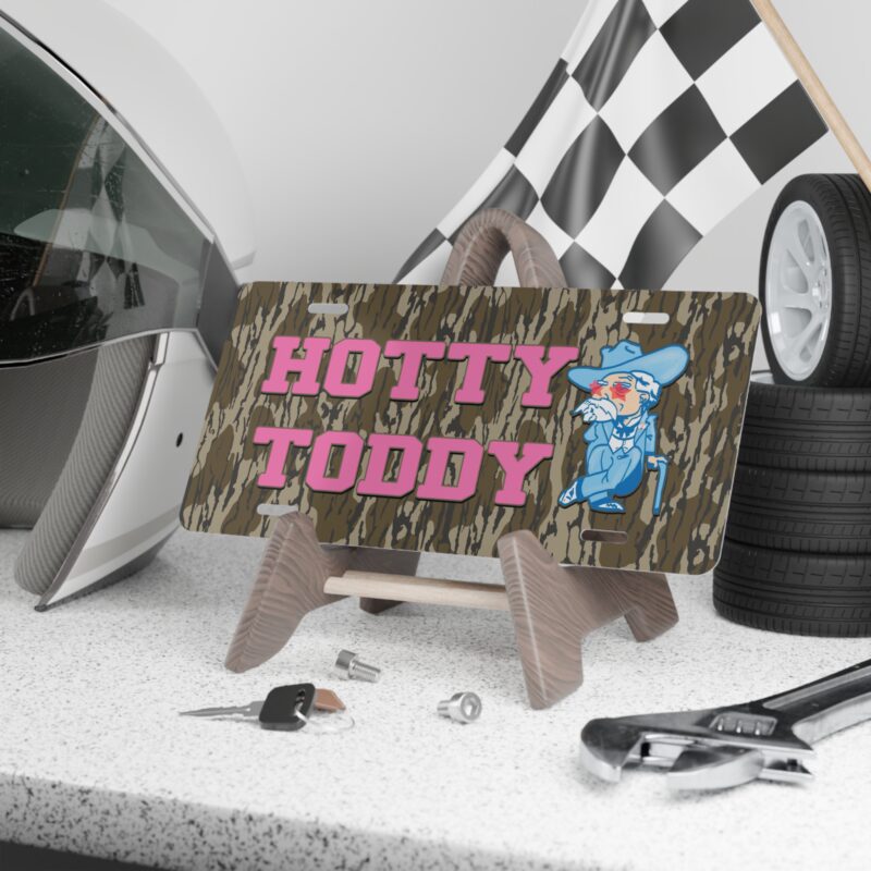Hunter Camo Front Vanity Plate for Hotty Toddy Pride