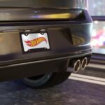 Personalized Hot Wheels-Inspired Front Vanity Plate