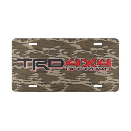 Custom Vanity Plate Tag With Bottomland And TRD Offroad