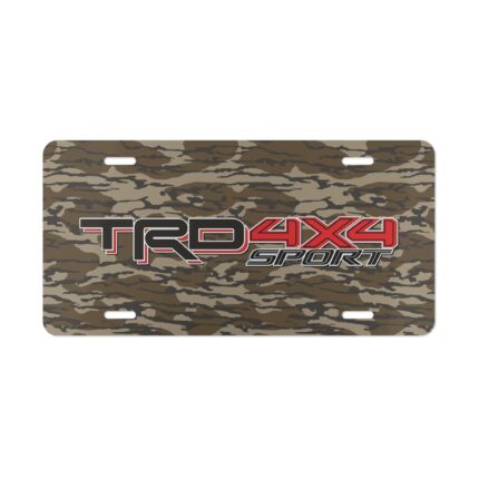 Custom Vanity Plate Tag With TRD 4×4 Sport