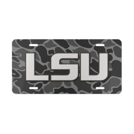 Vanity Front License Plate | Custom Designed Tag | Outdoor Enthusiast Truck Accessories | Camo Vanity Plates
