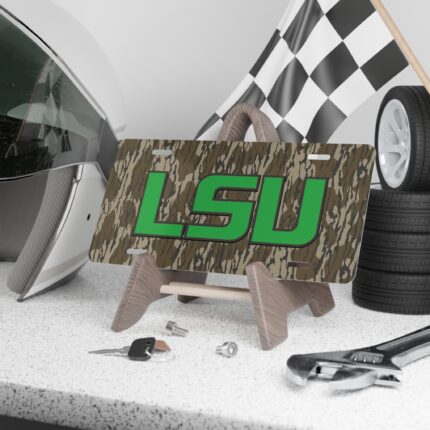 Custom Vanity Plate Tag With LSU V1