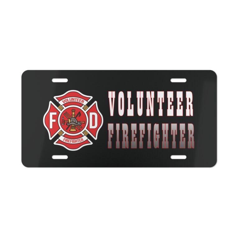 Show Firefighter Pride on a Hunter Camo Front Plate