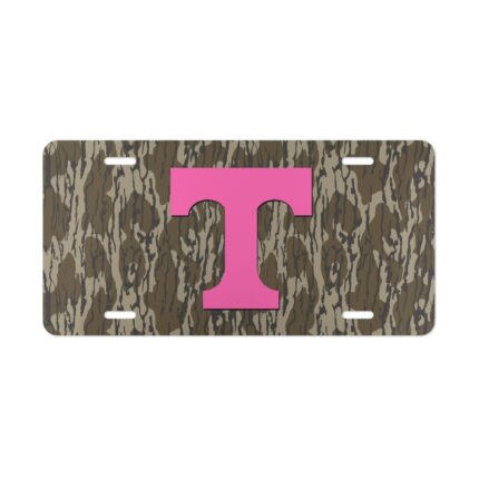 Vanity Front License Plate | Custom Designed Tag | Outdoor Enthusiast Truck Accessories | Camo Vanity Plates