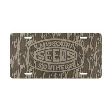 Vanity Front License Plate | Custom Designed Tag | Outdoor Enthusiast Truck Accessories | Camo Vanity Plates