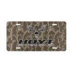 Custom Vanity Plate Tag With Hoyt Archery And Bottomland Camo
