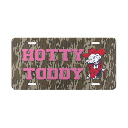 Custom Vanity Plate Tag With Hotty Toddy v2
