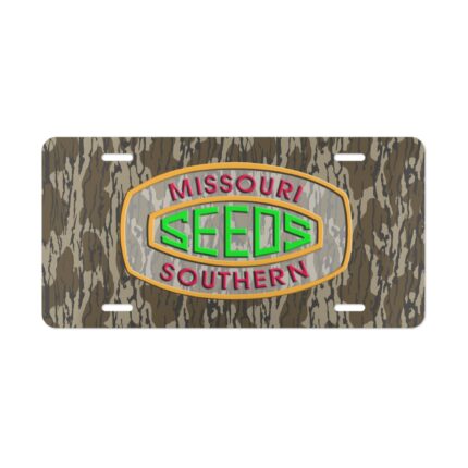 Vanity Front License Plate | Custom Designed Tag | Outdoor Enthusiast Truck Accessories | Camo Vanity Plates