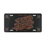Personalized Hunter Camo Front Plate with Pinstriping