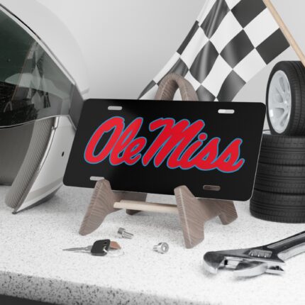 Custom Camo Vanity Plate Ole Miss V2