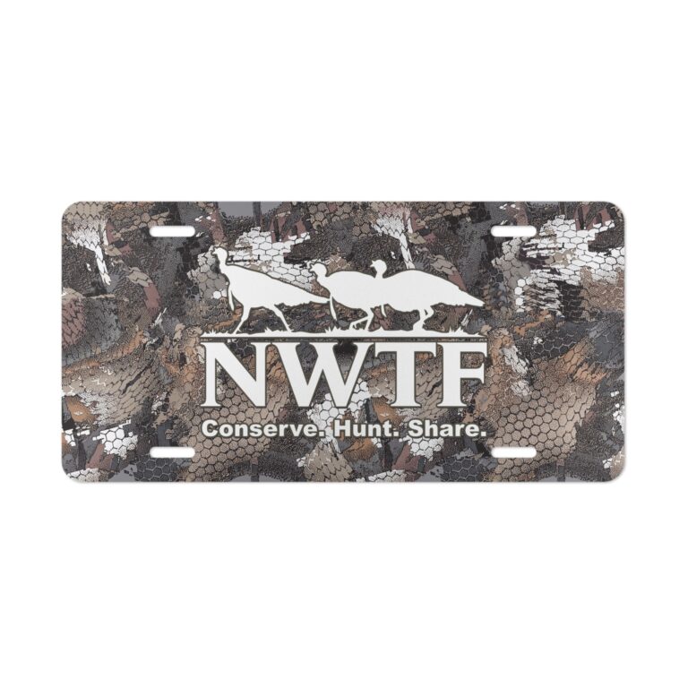 Custom NWTF Hunter Camo Plate for Standout Front End