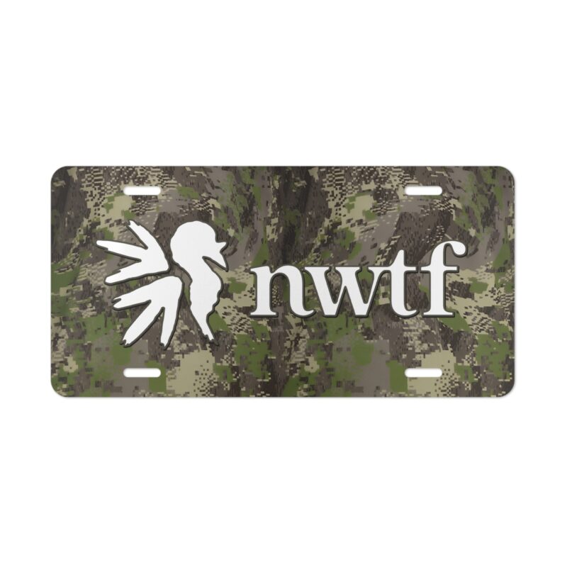 Show Hunting Pride &ndash; NWTF Hunter Camo Vanity Plate